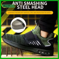 Sepatu safety king boots tanpa tali unisex merk terkenal ori 100