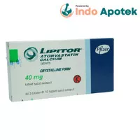 LIPITOR 40 MG 1 STRIP ISI 10 TABLET
