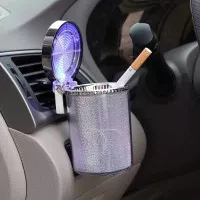 Noctilucent Asbak Rokok Mobil Car Ashtray LED Light - S5