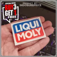 STIKER MOTOR LOGO LIQUI MOLY STIKER TIMBUL LENTUR STIKER RESIN KEREN