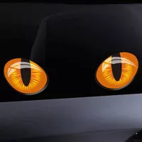Bonus Doggtr Stiker Simulasi Mata Kucing Lucu Untuk Mobil