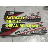 Ruji set - Jari Jari 172 & 159 Depan Belakang 1 Set Satria FU 36H CROM