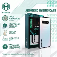 HYDRA+ Samsung S10 Armored Clear Hybrid Case - Casing Hardcase Soft
