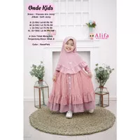 ONDE KIDS BY ALIFA GAMIS ANAK FREE JILBAB BAJU MUSLIM SYARI