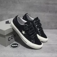 giga CONVERSE CONS ONE STAR BLACK WHITE VELCRO PREMIUM BNIB 100%