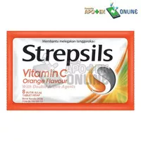 STREPSILS VIT-C ORANGE ISI 8 TABLET HISAP