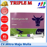 BIOMYCIN M TRIPLE M 1 SYRINGE - Obat Mastitis Hewan