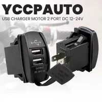 USB Charger Motor 2 Port DC 12-24V - CJ-L040