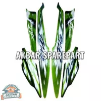 Striping Sticker Motor Yamaha Mio Sporty Tahun 2009 - Warna Hijau