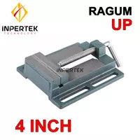 Ragum 4 UP 100 mm Catok 4 Inch Penjepit Meja Mesin Tanggem Mesin Bor