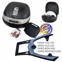 PAKETAN BOX SHAD SH29 DAN BREKET BRACKET BOX MOTOR VARIO 125 150 FI