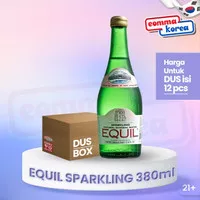 Equil Sparkling Mineral Water 380ml [ isi 12 botol ] Air Mineral