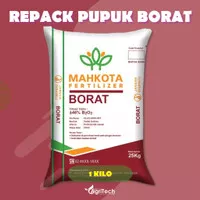 PUPUK BORAT BORATE BORON REPACK MAHKOTA ISI 1 KG UNTUK SEGALA TANAMAN