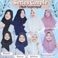 Hijab Couple ibu dan anak jilbab segiempat anak motif
