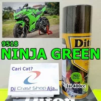 Cat Pilox Diton Premium NINJA GREEN 9518 400cc warna hijau kawak ninja