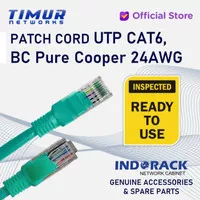 PATCH CORD 3M UTP CAT 6 INDORACK - KABEL ETHERNET LAN CAT6 3 METER