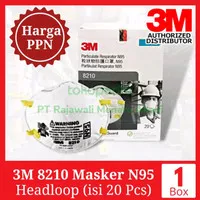 3M Masker 8210 Particulate Respirator N95 (1 Box isi 20 Pcs) - RESMI