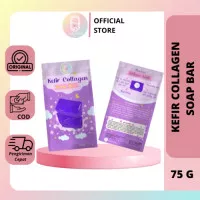 Sabun Kefir Collagen / Sabun Pemutih Badan / Ori 75 gr