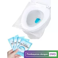 Alas Duduk Toilet Plastik Anti Air Toilet Seat Cover Anti Bacterial