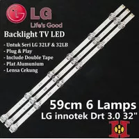 BACKLIGHT TV LED LG 32LF550A 32LB563D 32LB561 32LF630T LAMPU 6V BL 6K