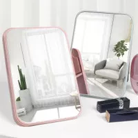 Kaca Rias Mirror Make Up Kreatif Cermin Lipat Portable Beauty-Besar