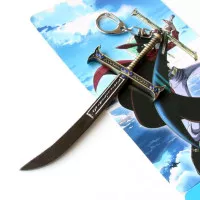 Gantungan Kunci Pedang Yoru Mihawk Anime One Piece