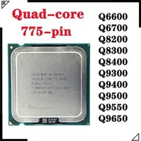 PROSESOR intel core 2 quad Q6600 S/D Q9550 Q9650 QX6700 Q9400 Q8200