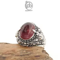 Cincin Pria Ruby Mirah Mozambique Perak Asli 925 Cakrawaka