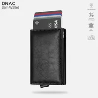 DNAC Slim Wallet Card Holder RFID Dompet Kartu Minimalis - Black