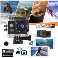 Action Camera Waterproof 4K WiFi Action Camera with LCD Monitor