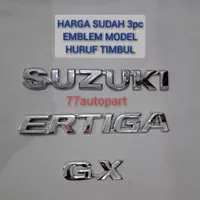 (0_0) emblem logo mobil suzuki ertiga 3pc type gx atau type gl ("_")