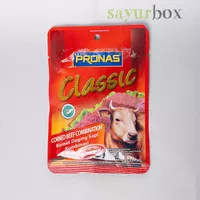 Pronas Corned Beef Sachet 50 gram Sayurbox