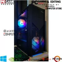 PC FULLSET GAMING RAKITAN INTEL RAM 8GB GTA V VALORANT LANCAR RGB