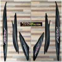 striping original Yamaha Mio sporty smile hitam tahun 2007 2008