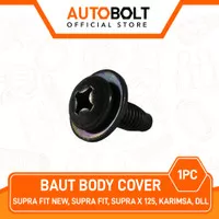 Baut Body Cover Jupiter Z New & Jupiter Z & Mio & Jupiter M6x16 Ring