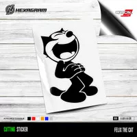 MJ094 Cutting Sticker Felix the Cat Laughing Stiker Cutting Felix the