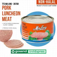 MaLing Luncheon Pork 397 gr TTS Canned / Daging Ham Babi Maling