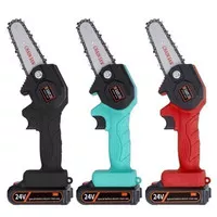 Mini Electric Chainsaw 4 inch - Gergaji Listrik Portabel untuk Kayu