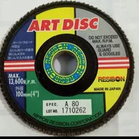 amplas susun 4 inch Nippon resibon A80/art disc 4