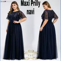 Dress Maxi Prilly dress Ukuran Jumbo dress Panjang Utk Pesta dress Max