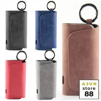 Terlaris Tas Bag Cover Case Leather Kulit Jahitan IQOS 3.0 Duos Dompet