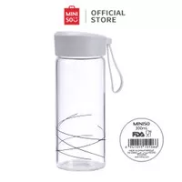 MINISO Botol Minum 300ml Botol Kaca Borosilikat Tinggi dengan Lifting