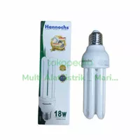 Lampu Hannochs 3u 18W LHE lampu hemat energi 18 watt neon bolam jari 3