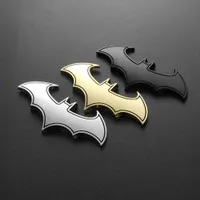 Ori Stiker Emblem Logo Batman 3d Bahan Metal Aneka War Untuk Mobil /