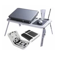 Desk Portable Plastik Cooling E-Table Fan - Meja Notebook Laptop Lipat