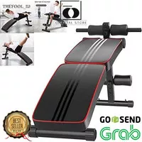 Kursi Fitnes Gym sit up bench press 2 in 1 Papan Situp adjustable TF