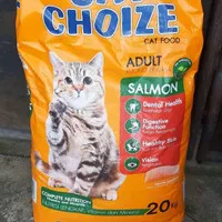 cat choize 20kg adult makanan kucing dewasa rasa salmon