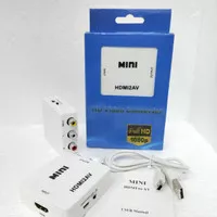 MINI BOX HDMI2AV HDMI TO AV RCA CONVERTER ADAPTOR MINI HDMI2AV RCA CON