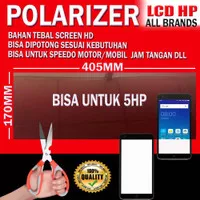 LAPISAN PLASTIK POLARIS POLARIZER LCD KACA HP MONITOR MOBIL POLARIZER