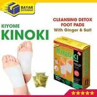 [1 Dos-10Biji] KINOKI Detox GOLD Foot Patch Ginger Pads Koyo Herbal